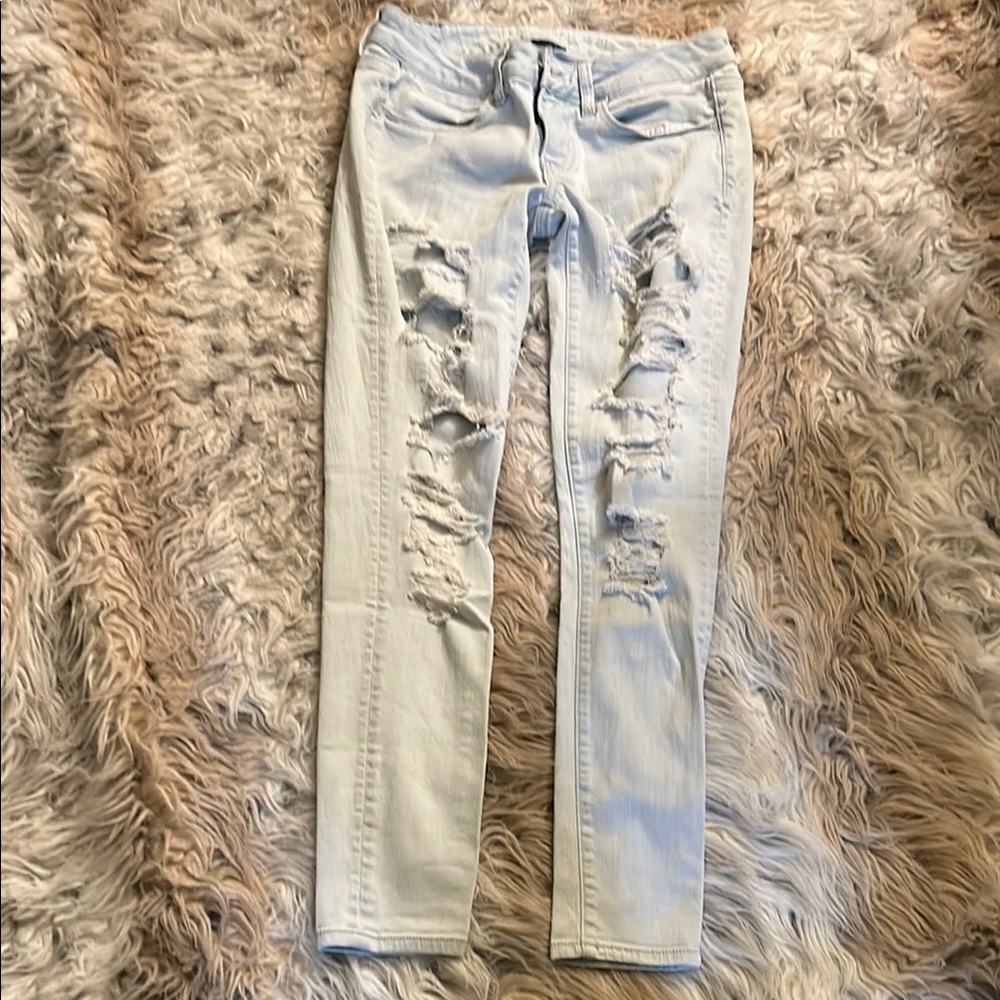 American Eagle Outfitters Super Low Jegging (size 4)